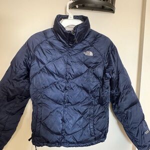 The North Face Blue Quilted Puffer Jacket